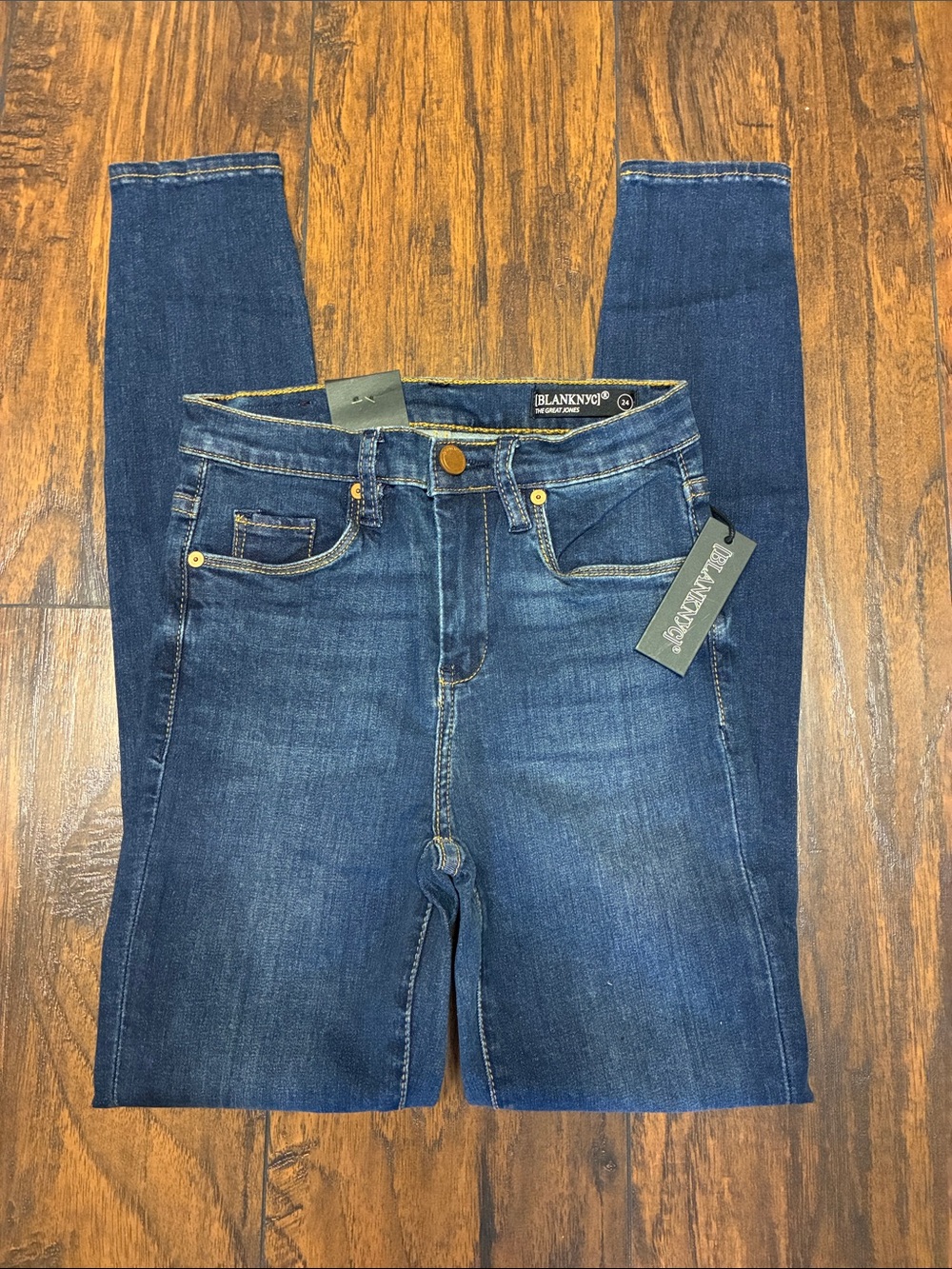 Blank NYC Classic Dark Blue Skinny Jeans